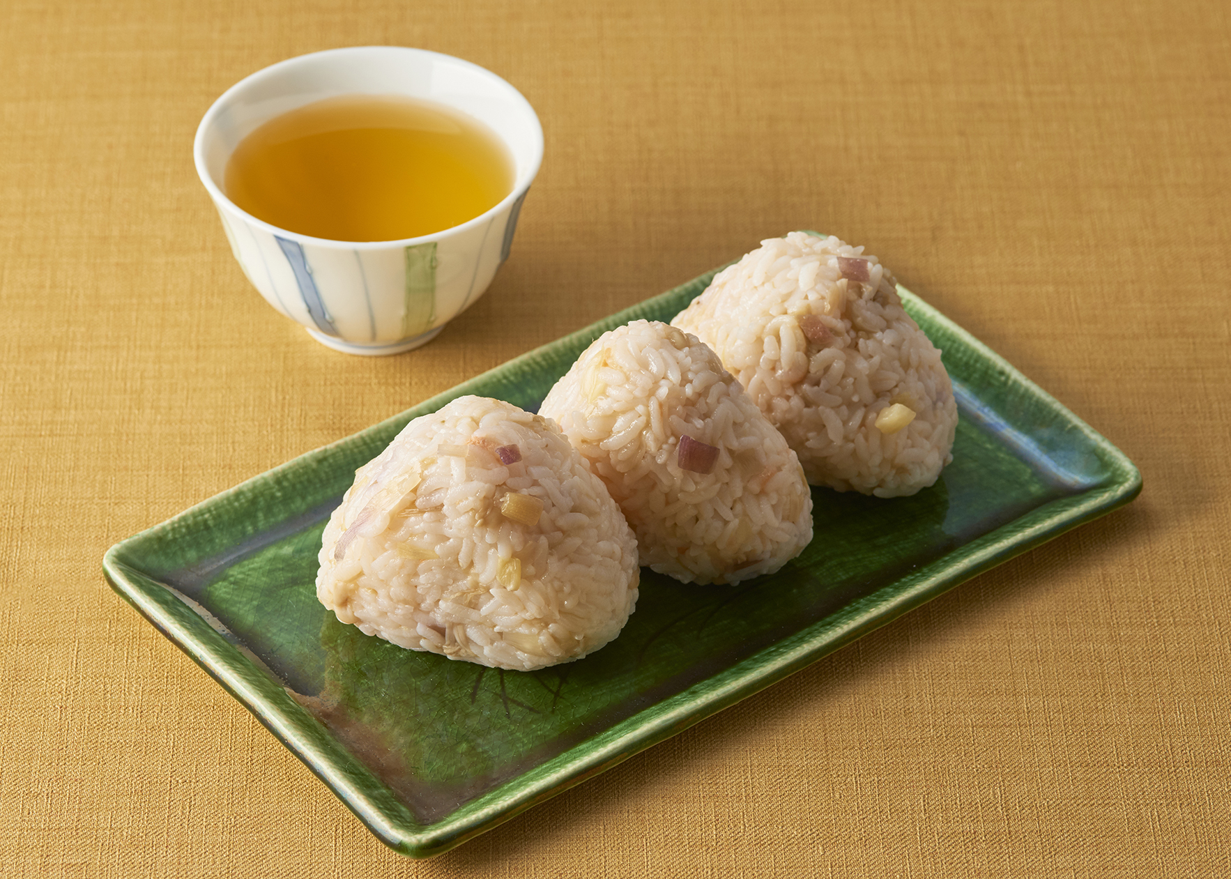 自然色茗荷のおにぎり