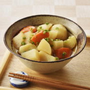 【漬物レシピ】ほっこり！べったら漬とジャガイモの煮物