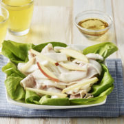 【漬物レシピ】リンゴと雪かぶらの豚しゃぶサラダ